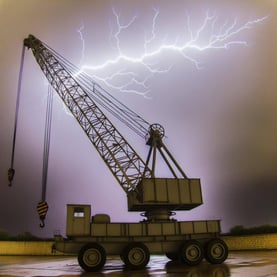 lightning mobile crane